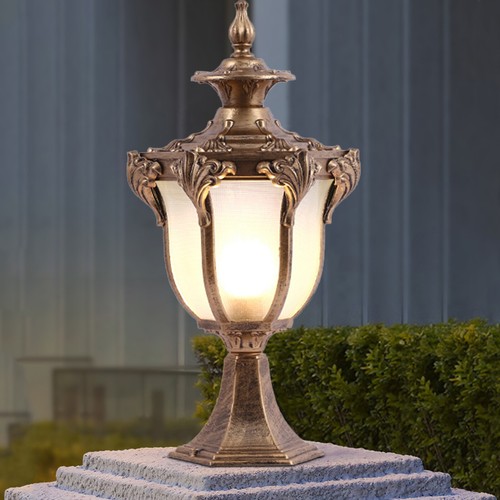Post light fixture - light, outdoor