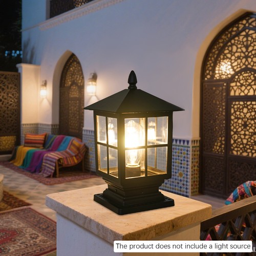 Retro post light aluminum - post,