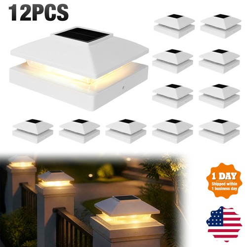 12pack solar post cap - 12pack, light