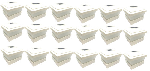 Pack led white vinyl - vinyl, 5"x5"